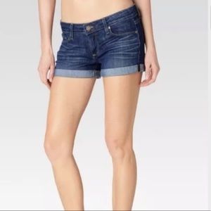 Paige Distressed Cuff Shorts
